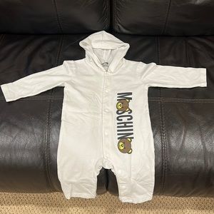 Moschino Onesie Size 6 Months Like New Condition
